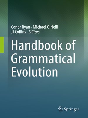 cover image of Handbook of Grammatical Evolution